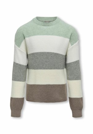 ONLY GIRLS KOGSANDY NOOS - Strickpullover - silt green
