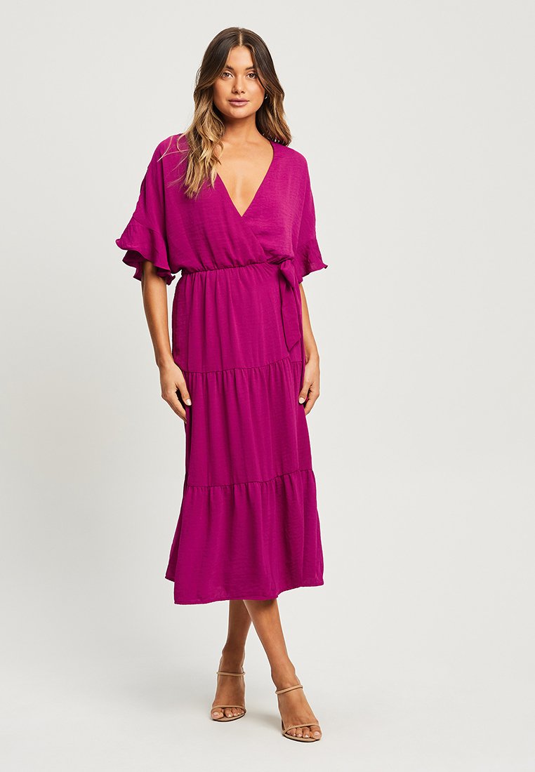 TUSSAH Cocktailjurk paars TUSSAH Cocktailjurk paars