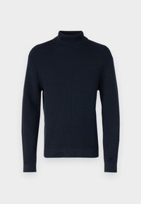 SLHTHEO LS STRUCTURE ROLL NECK - Jumper - sky captain