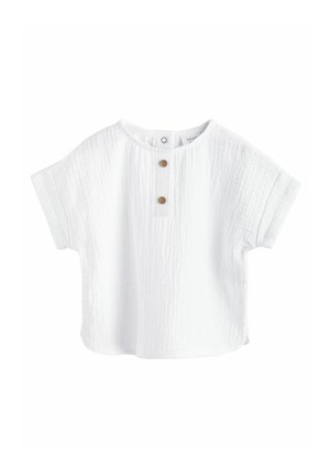 Next REGULAR FIT - SET  - Šortai - white cheesecloth