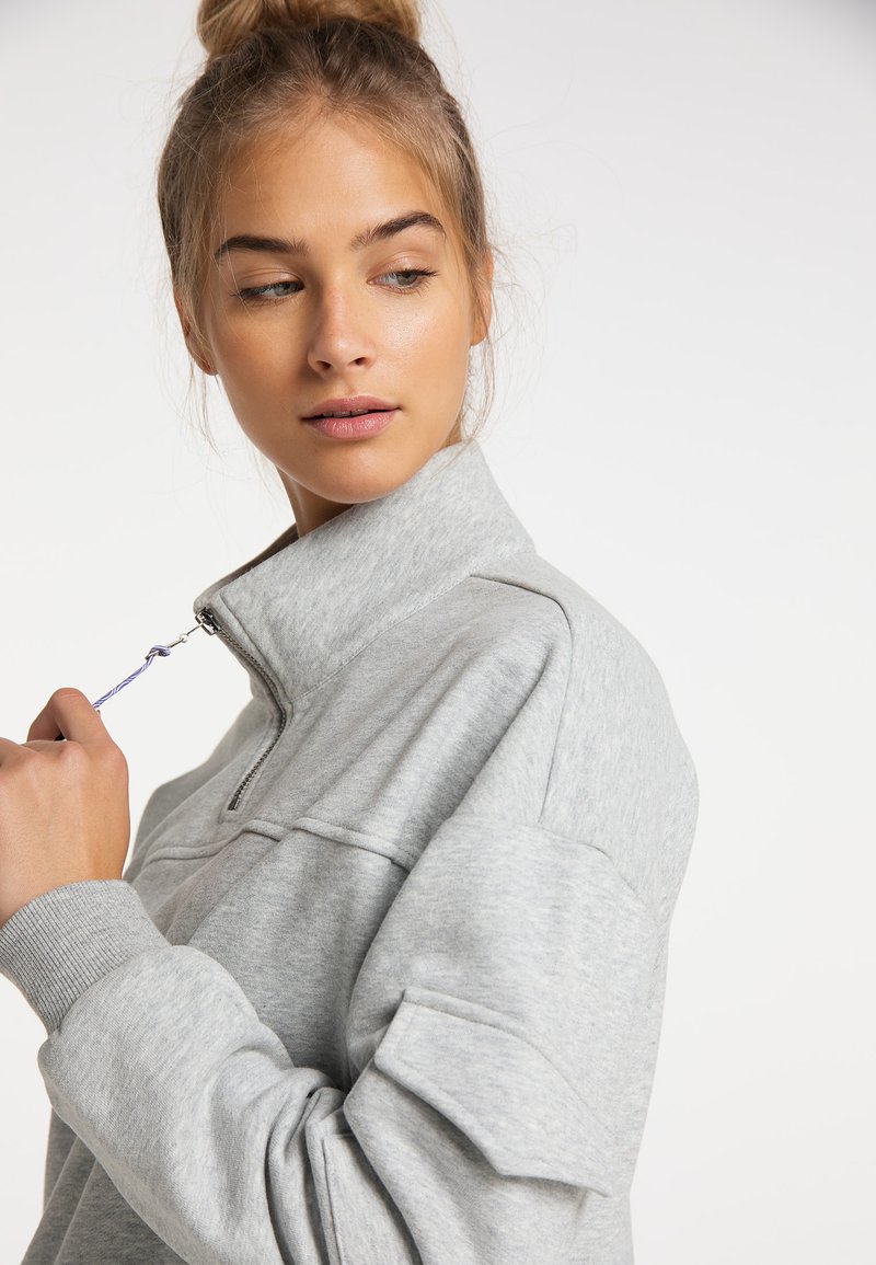 Damen Sweatshirts | myMo ATHLSR MYMO ATHLSR ALARY Sweatshirt hellgrau melange/hellgrau-meliert - TJ87680 Damen Sweatshirts | myMo ATHLSR MYMO ATHLSR ALARY Sweatshirt hellgrau melange/hellgrau-meliert - TJ87680