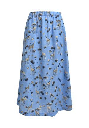 Smith&Soul, SMITH&SOUL MIDIROCK MIT ELASTIKBUND UND ALL OVER PRINT - A-line skirt - true blue