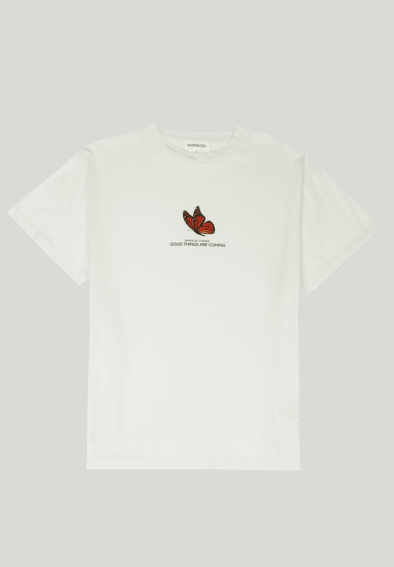 Even&Odd T-shirt print crème