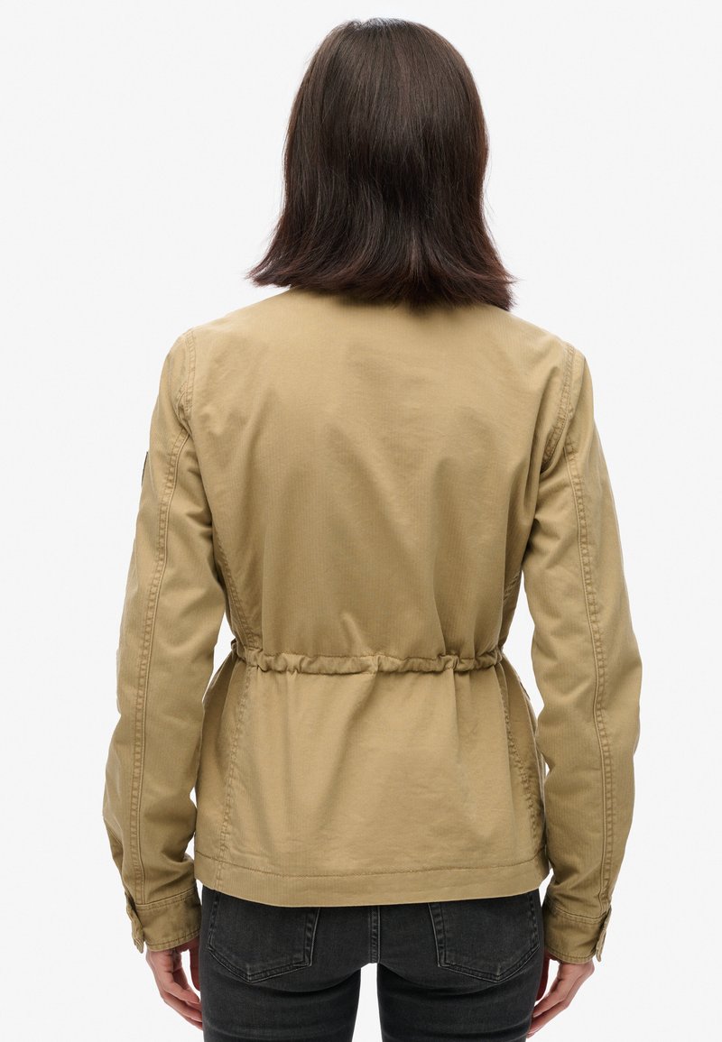 Veste Marron Banana Republic En Coton - Taille L Femme, 2 Poches Poitrine Froncées, Occasion Excellente