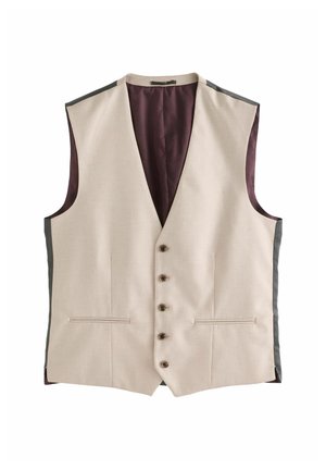 REGULAR FIT - Anzugweste - neutral