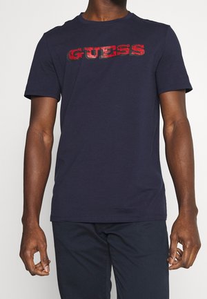 Print T-shirt - blue