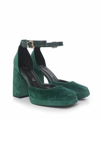 Miriade DÉCOLLETÉ CIMA - Scarpe con plateau - verde