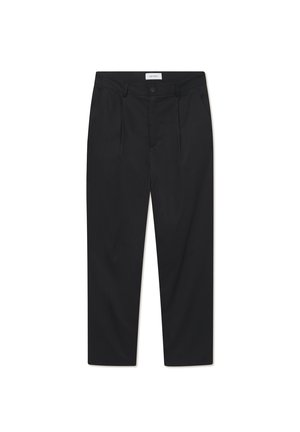 Les Deux, RANDALL PLEATED TWILL SUIT PANTS - Панталони - black