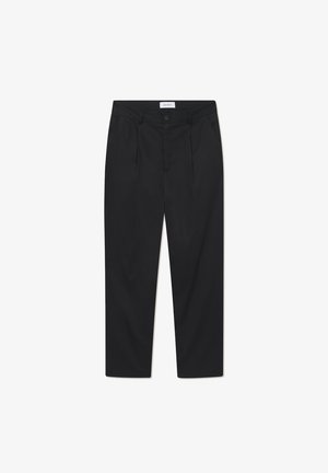 Les Deux, RANDALL PLEATED TWILL SUIT PANTS - Панталони - black