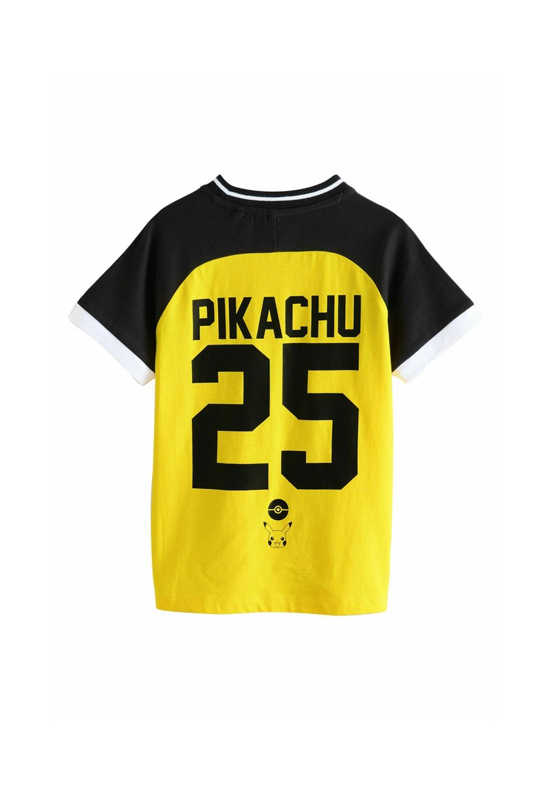 T-Shirt Pokémon Enfant - Pikachu, Charmander... - 100% Coton - Vert Ou Noir - Tailles 4-14 Ans