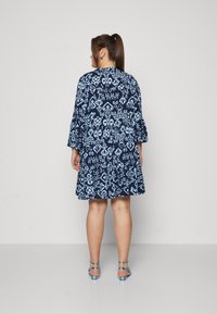 ONLY Carmakoma CARMARRAKESH LIFE 3/4 TUNIC DRESS - Dnevna haljina - naval academy/clear sky