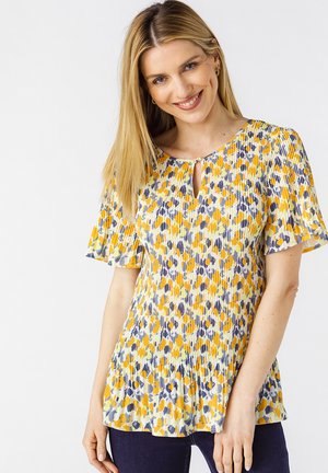 Bluse - jaune imp.