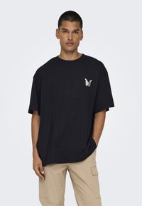 Only & Sons ONSTROY TEE UNISEX - T-shirt print - black