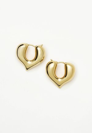 MOLTEN HEART - Náušnice - gold-colored