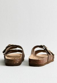 New Look FAUX SUEDE BUCKLED STRAP - Sandalias - rust