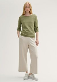 TOM TAILOR DENIM STRUCTURED - Sweatshirt - greyish green