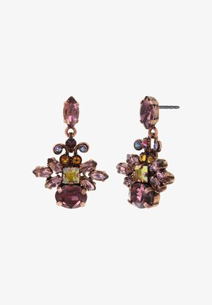 LOVE BUGS BRUMMER - Earrings - gold/braun