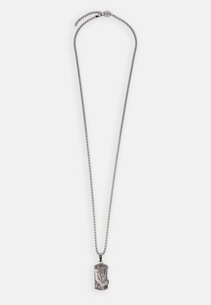Ed Hardy EAGLE DOG TAG NECKLACE UNISEX - Ketting - silver-coloured