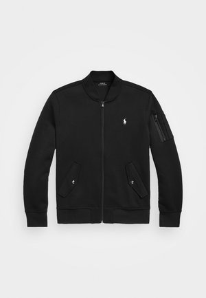 LONG SLEEVE - Tröja med dragkedja - black
