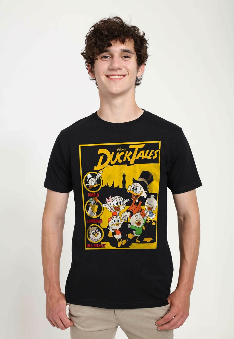 Henry Tiger DUCKTALES DUCKTALES COVER UNISEX - Print T-shirt - black