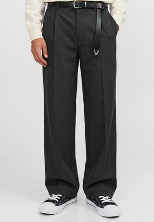 Jack & Jones, LOOSE-FIT PANTS STRAIGHT FIT LOOSE-FIT PANTS - Pantalones - dark grey melange