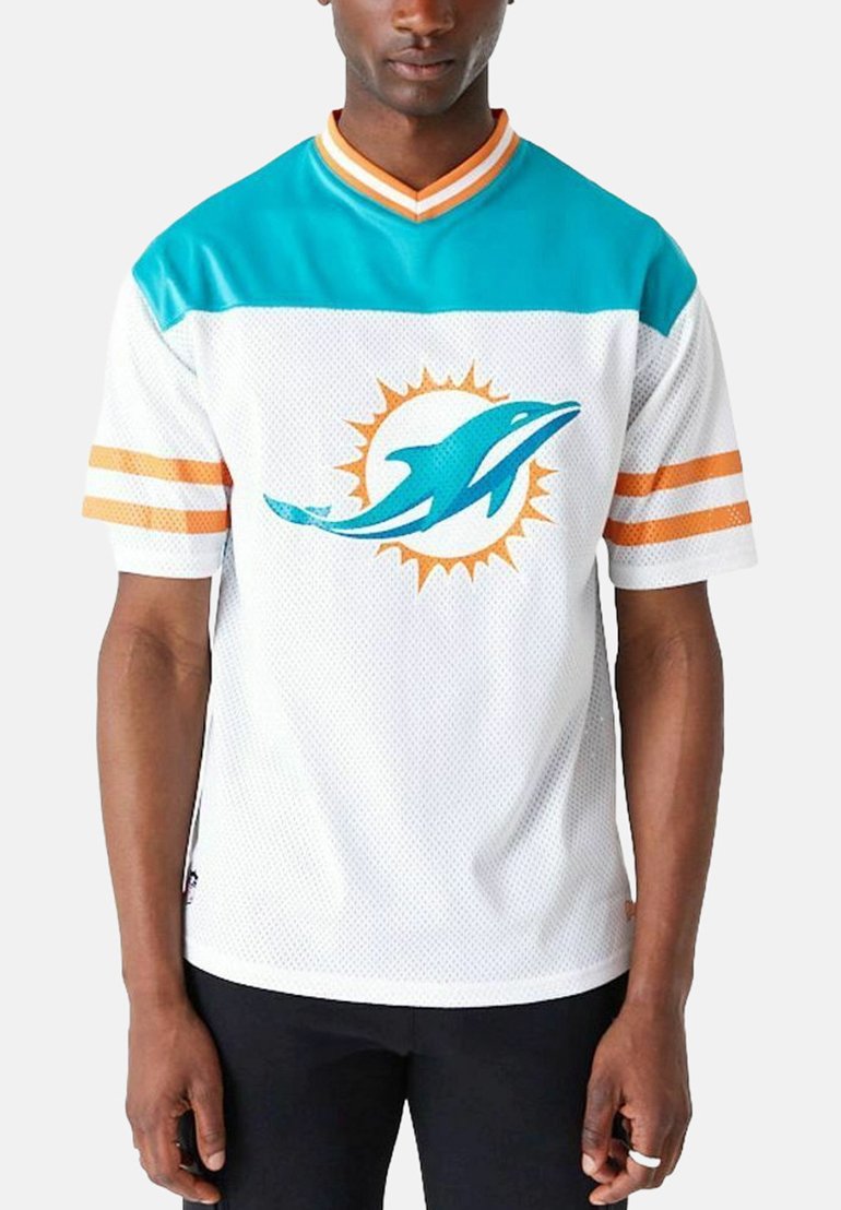 New Era NFL - MIAMI DOLPHINS - Camiseta estampada - blanc