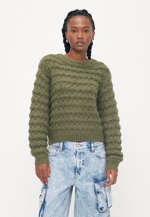 VMLAURYN O NECK  - Pulóver - grape leaf