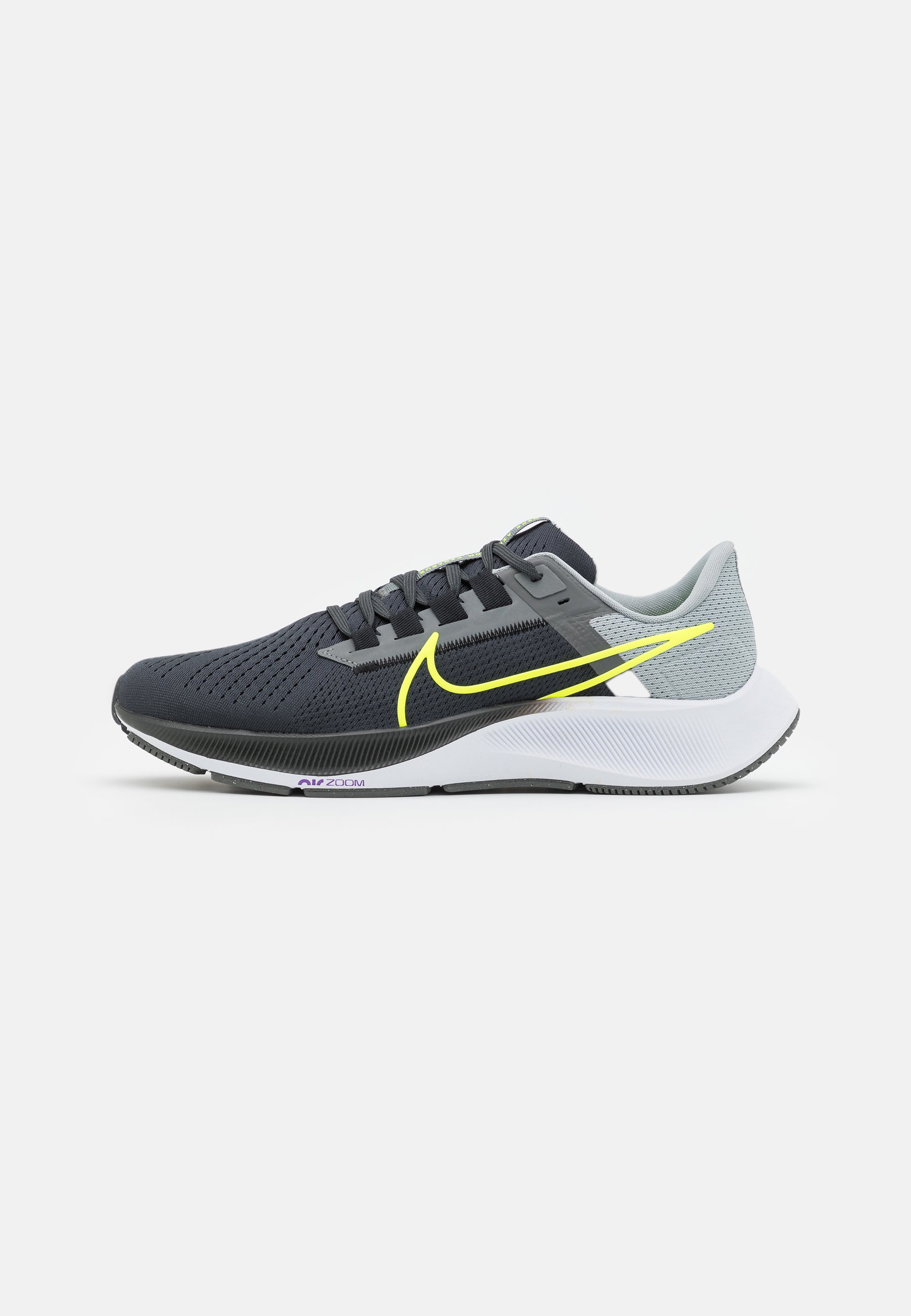 Nike Performance Air Zoom Pegasus 38 Neutral Running Shoes Grey Volt Grey Zalando Co Uk