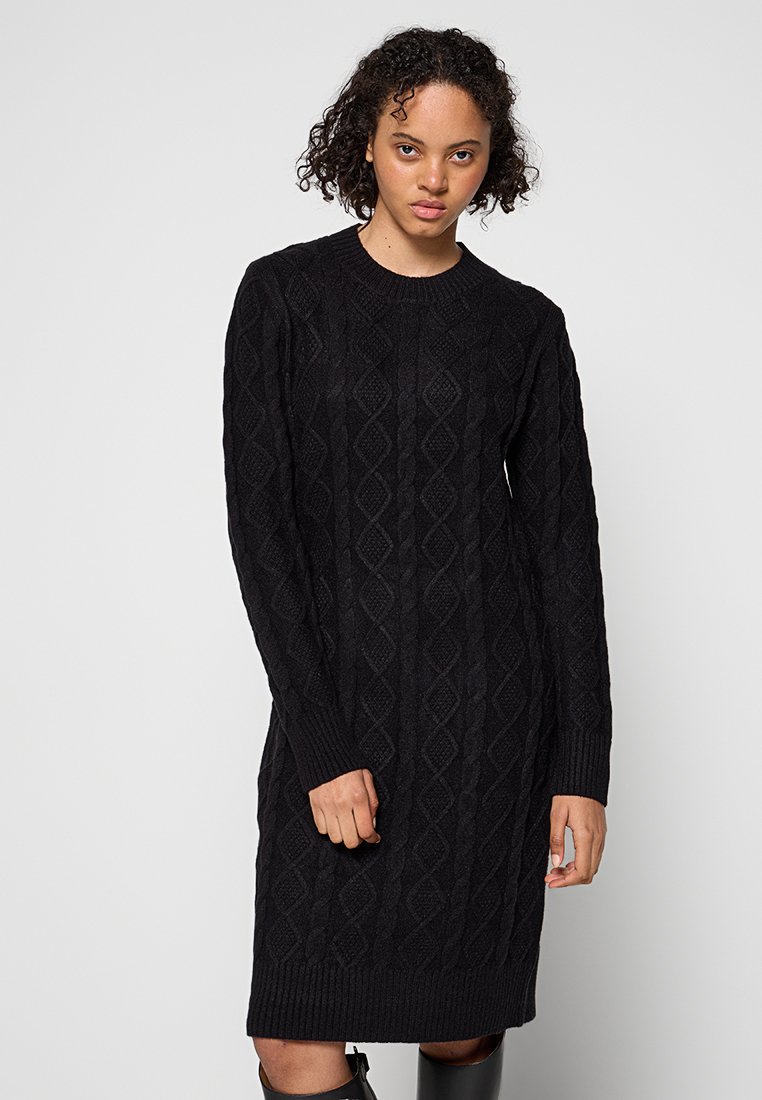 Apart Gebreide jurk zwart