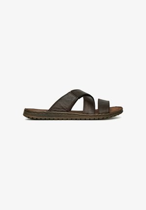 Lasocki, LASOCKI MEN'S FLIP-FLOPS BROWN - Mules - brown