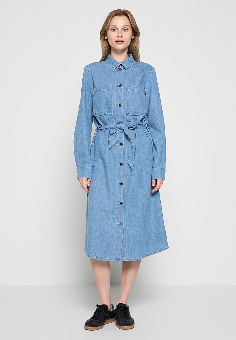 Only Jeansjurken blauw