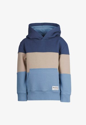 Band of Rascals HOODED 3C BLOCK - Huppari - blue aegean blue
