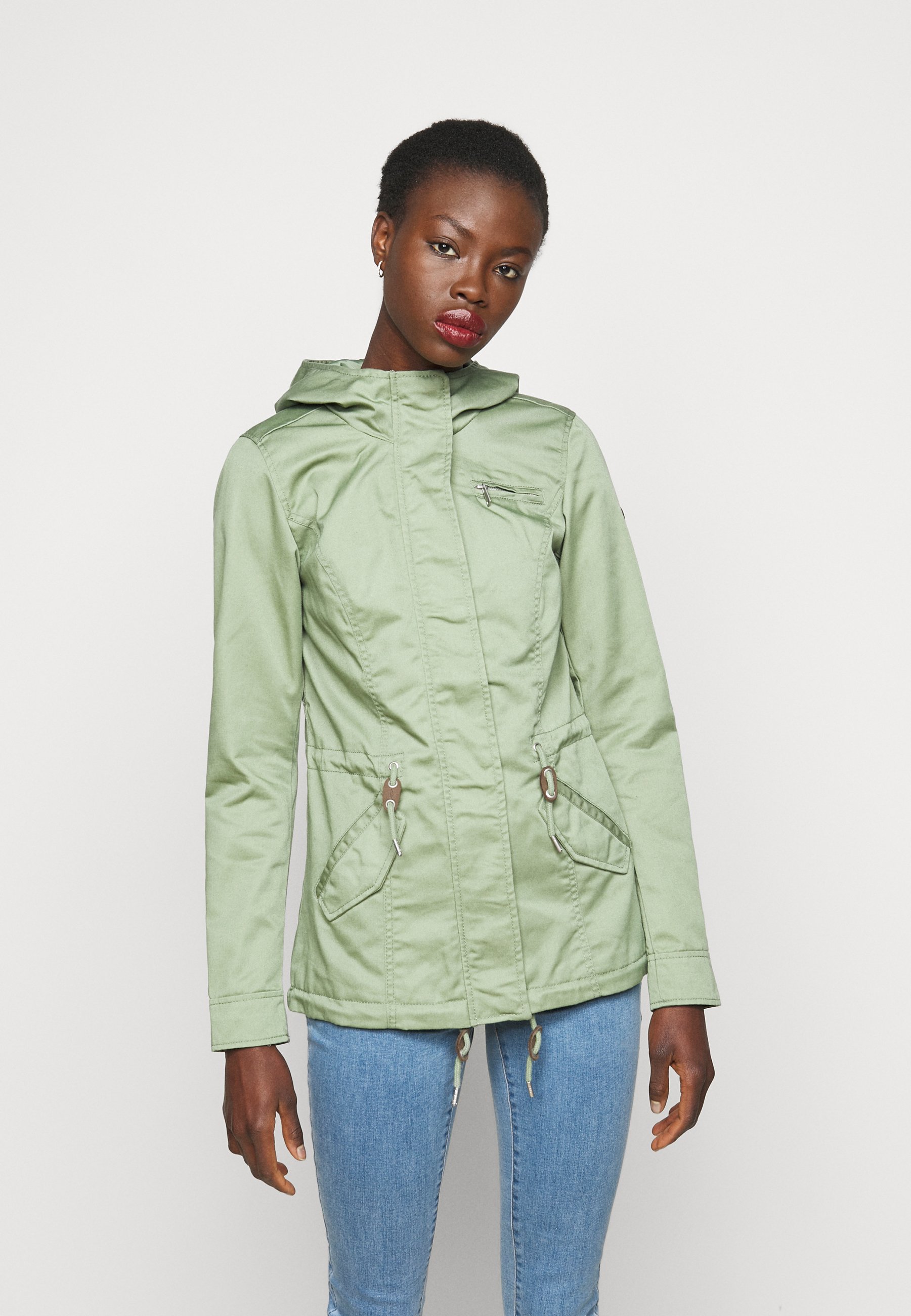 only damen parka grün