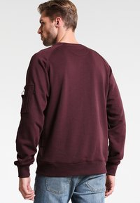 Alpha Industries FIT - Felpa - deep maron