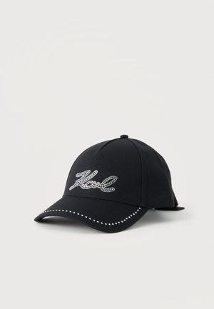 KARL LAGERFELD SIGNATURE LOGO VISOR  - Cap - black