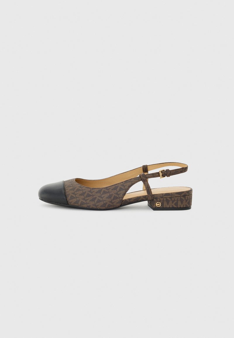 MICHAEL Michael Kors - PERLA - Ballerine sling - black/brown, Ingrandire