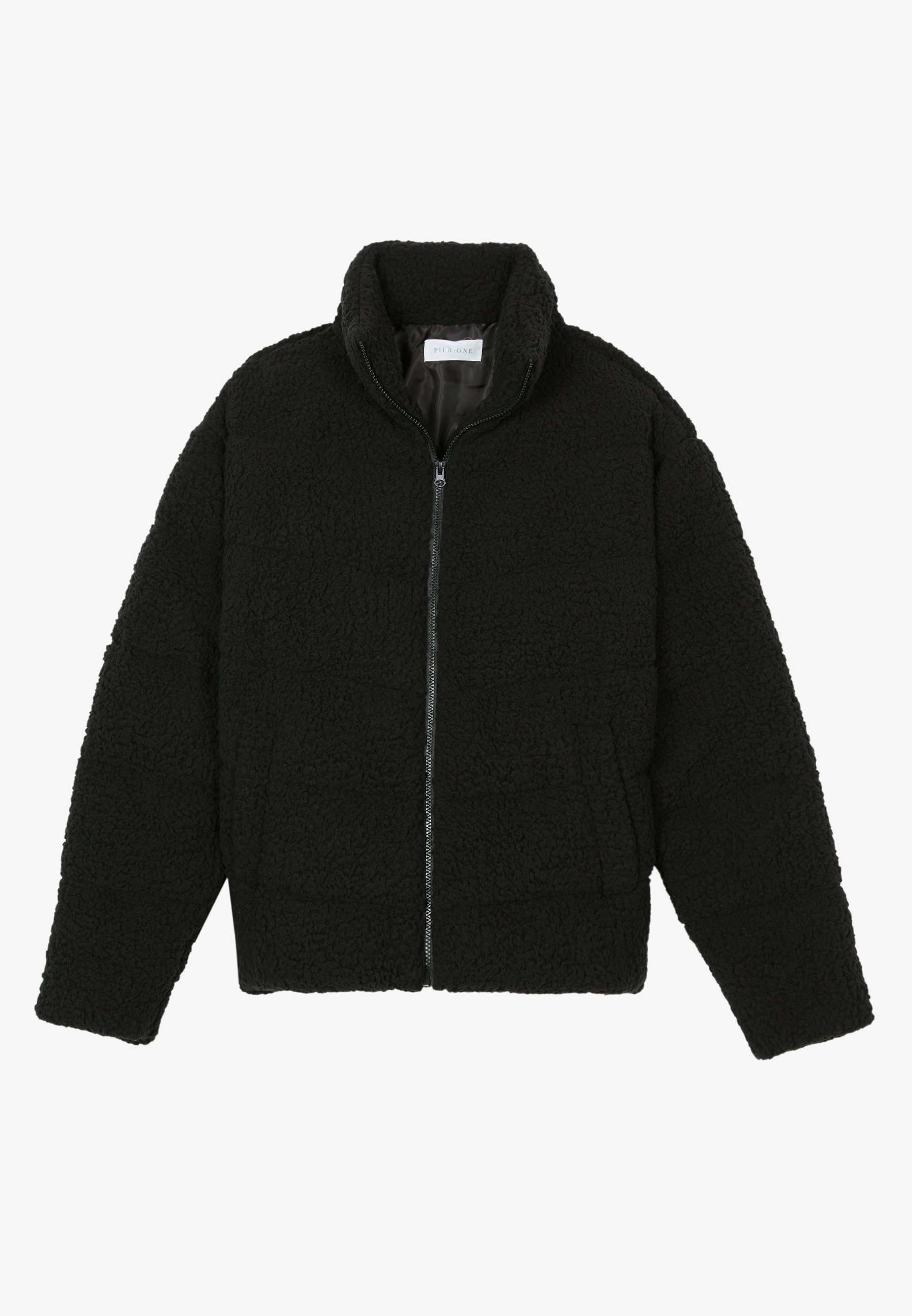 Pier One Fleece jacket - black - Zalando.co.uk Pier One Fleece jacket - black - Zalando.co.uk