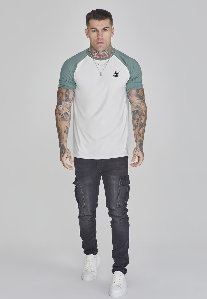 SikSilk T-shirt print crème SikSilk T-shirt print crème