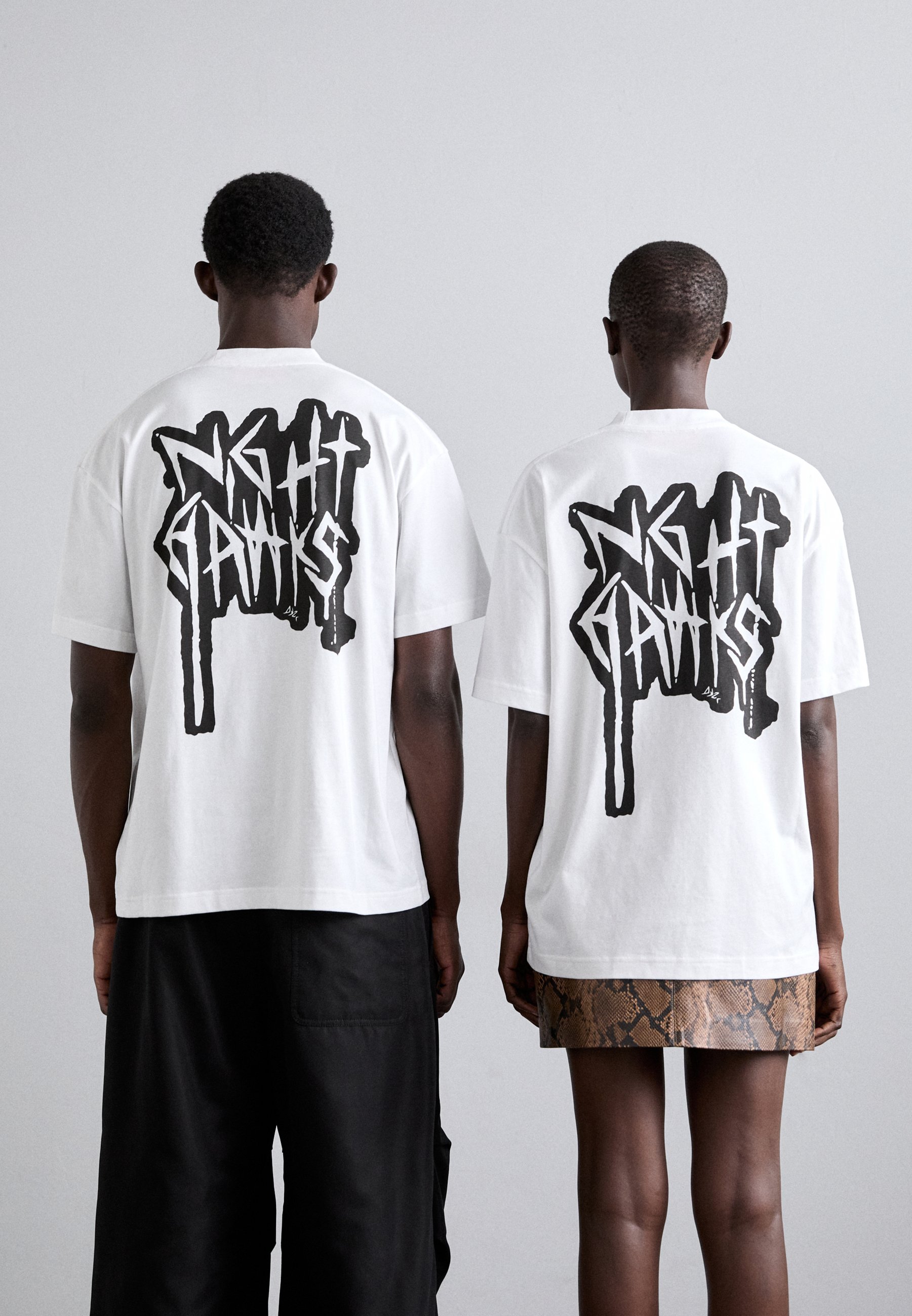 ★032c★ M NIGHTHAWKS TSHIRT WHITE NIGHTHAWKS TSHIRT WHITE 032c ''Nighthawks'' T-Shirt | Apparel » Buy online now!