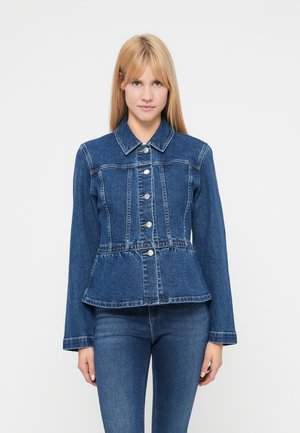 ONLREMI PEPLUM JACKET - Jachetă din denim - medium blue