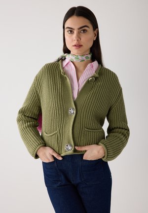 Strickjacke - green