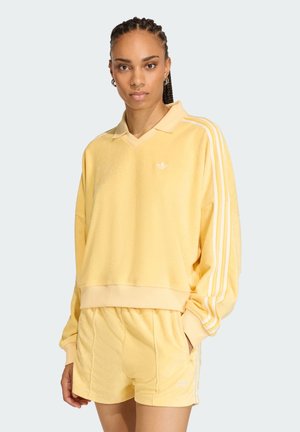 V NECK LONG SLEEVES - Mikina - orange tint