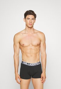 KARL LAGERFELD BOLD LOGO TRUNKS (PACK OF 3) - Kitsad bokserid - black/white