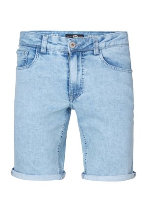 Petrol Industries BASSANO DENIM TROPICANA - Denim shorts - light stone