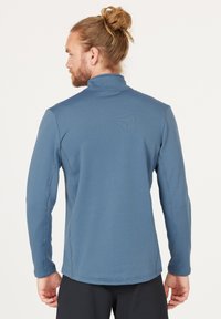 Whistler MIDLAYER KALLE WAFFLE - Pitkähihainen paita - ensign blue