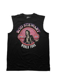 Paradiso Clothing ROD STEWART MAGGIE MAY WORLD TOUR MUSCLE TANK - Top - black