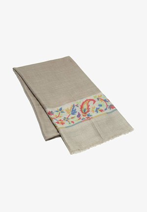 HANDWOVEN KASHMIRI KANI - Šála - camel