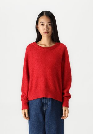 Samsøe Samsøe SHORT - Pullover - scarlet sage