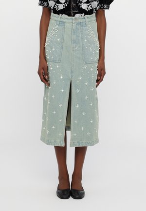 PERLETTE SKIRT  - Jupe en jean - blue
