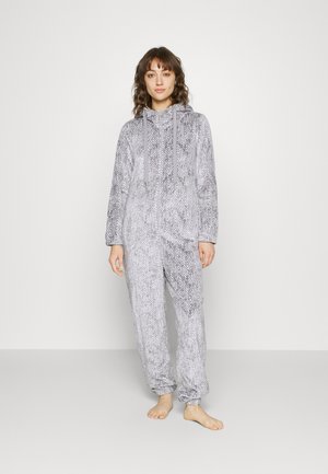 ONESIE HERRINGBONE - Pyjamas - warm grey melee